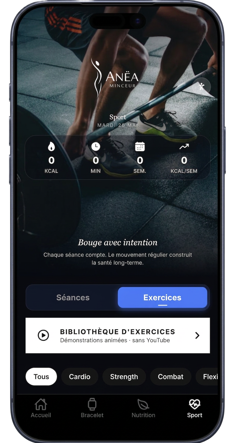Application Anéa — Sport guidé